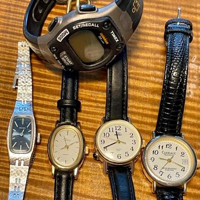 Assorted Timex Ladies Watches - Indiglo - Water Resistant & More