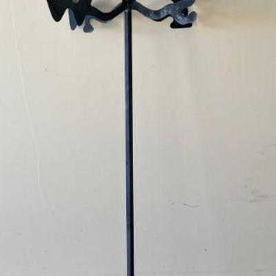 Black Metal Elk 58.5" Weather Vane