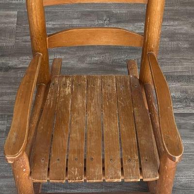 Vintage Hand Made Children's Rocker 