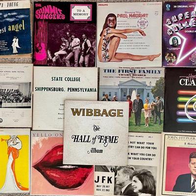 (13) Vintage Vinyl Albums - Classics, Loreta Young, The Summit Singers, Angela Landberry, JFK, And More