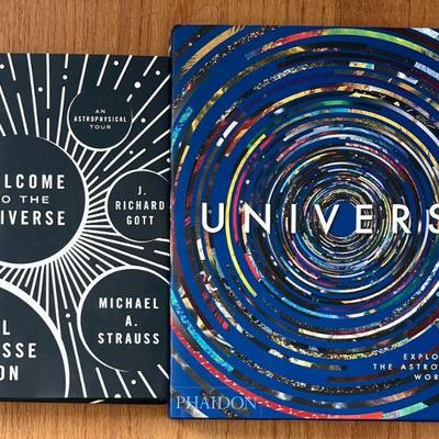Welcome To The Universe And Universe Hard Back Books