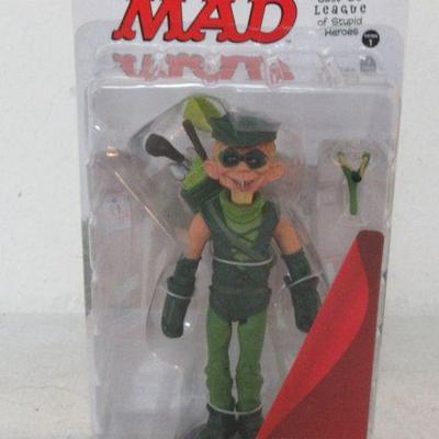 DC Collectibles MAD Just-Us League of Stupid Heroes Series 1 Alfred E. Neuman as Green Arrow Figure - New in Box