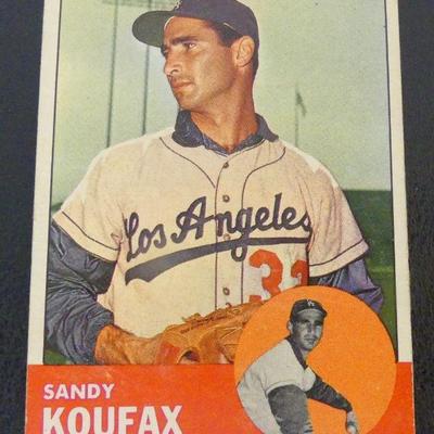 1963 Topps #210 Sandy Koufax Baseball Card