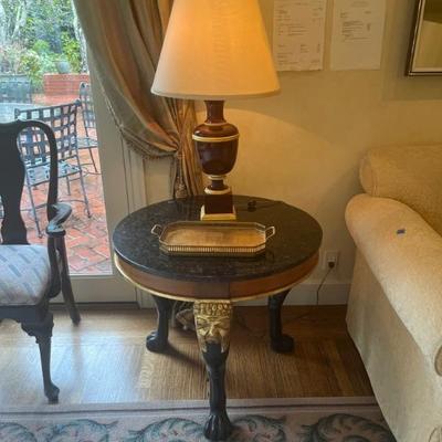 MARBLE TOP-FRENCH DESIGN
ROUND TABLE