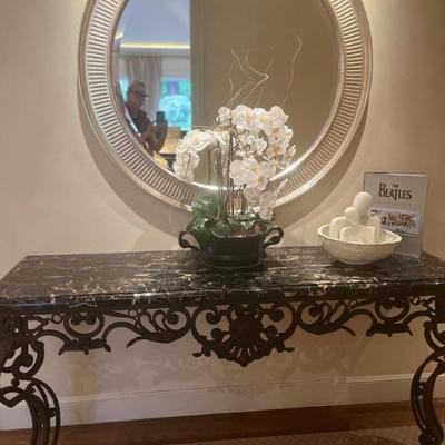 HANDMADE IRON ENTRY TABLE