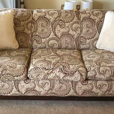 Paisley sofa