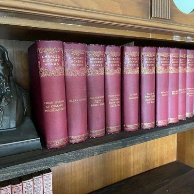 Works of charles dickens and tennison statue
