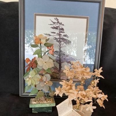 Decor ron keebler photo carved stone tree & prosperity tree