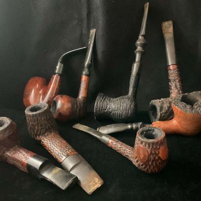 Meerschaun potpourri, jhayne,tinder box, lloyds & more briar pipes