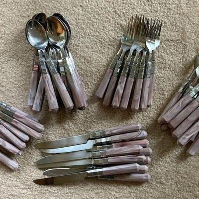 Purple flatware