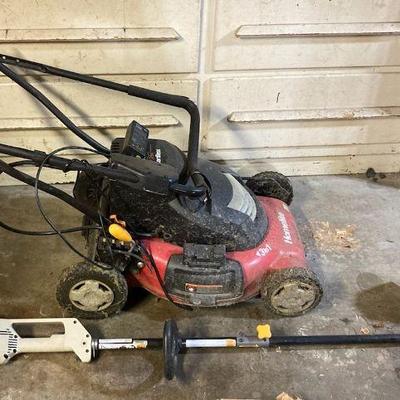 Homelite lawn mower and trimmer