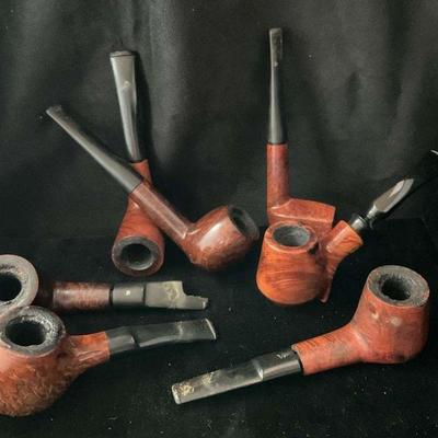 Colossial mastercraft, buccaner, bristol deluxe & more briar pipes