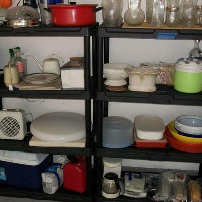 Plastics and Kitchen Items