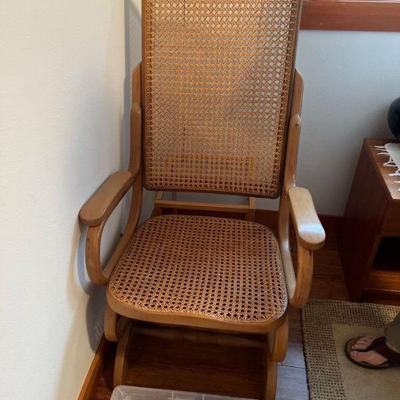 Rattan rocking chair