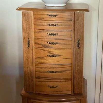 As217 jewelry cabinet and wash bowl pitcher