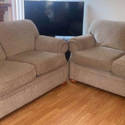 As161 two matching love seats