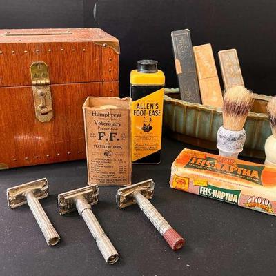 As238v vintage shaving and apothecary