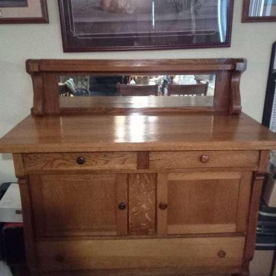 As134v antique buffet picture frames
