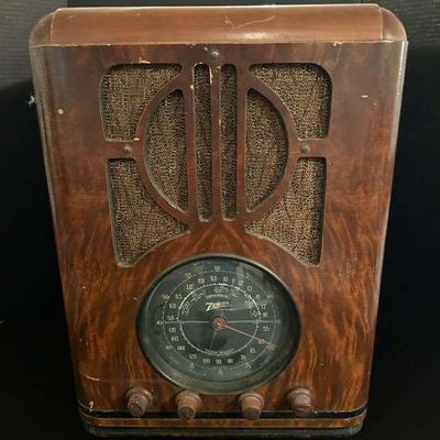 As107v antique 1930s zenith radio model 6j230