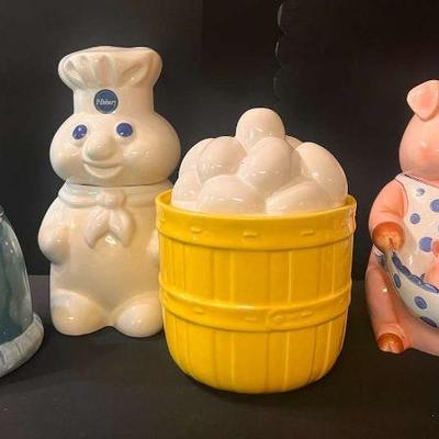 As101 country themed cookie jars