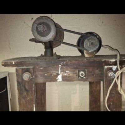 Antique grinder