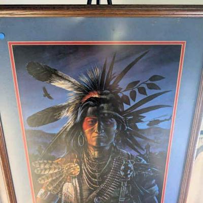 Standing Guard For Freedon by Enoch Kelly Haney, 834/1200, signed.