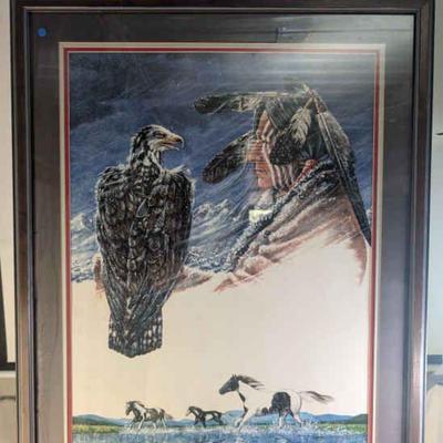 When Eagles Spoke by Enoch Kelly Haney, 473/525, signed.