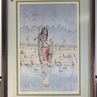 Wolf Clan Warrior, limited 21/675. Personally signed by SAMUEL S. BANAGAS (signed twice).