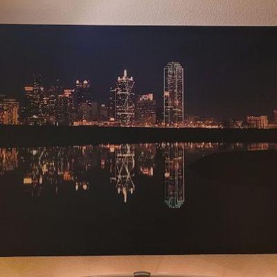 Dallas skyline art
