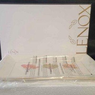 Lenox Autumn Trees Platter In Original Box