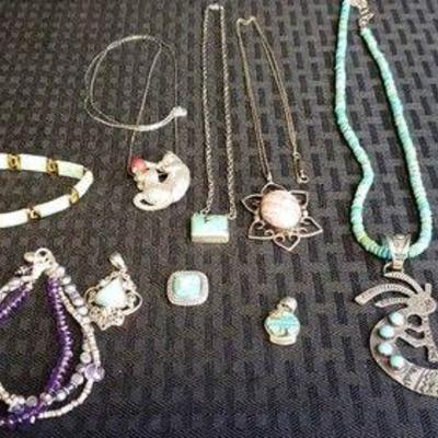 Sterling And Turquoise, And Other