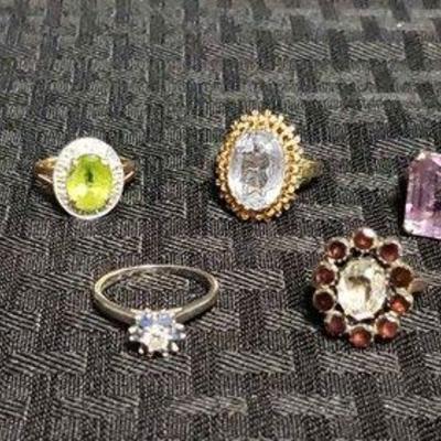  14k Gold And Gemstone Rings