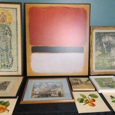 Japanese, Botanical, Scene From Paris Artwork And More
