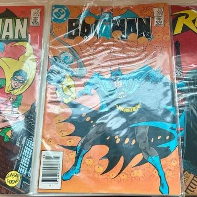 Comics in sleeves (tons more at the sale)