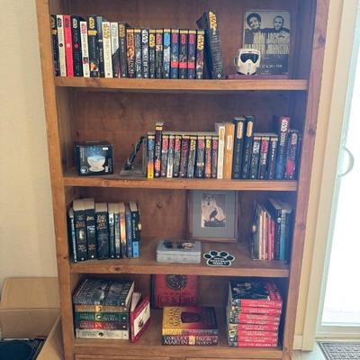 Beautiful wood bookcase