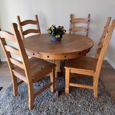 Wood kitchen set 
