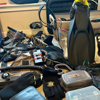 Owner was a scuba enthusiast. We have underwater cameras and gear galore! 