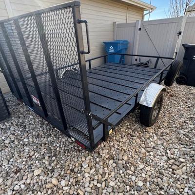 2022 RHM TU610 Utility Trailer-Cargo Capacity 1820. 
Overall Length-13'4" 
Overall Width 7'6"