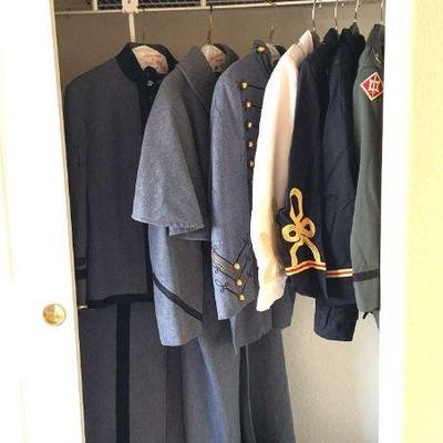 Military military band uniforms hats