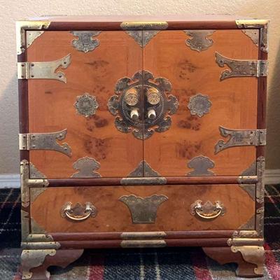 Beautiful wooden asian night stand