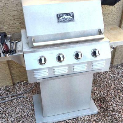 Emberglow stainless steel grill set