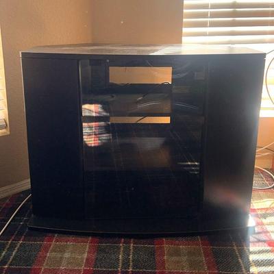 Black tv stand