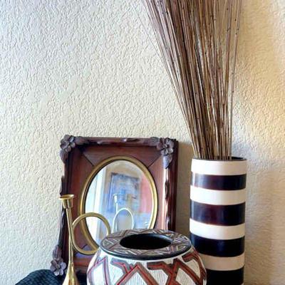 Hand made pottery decor