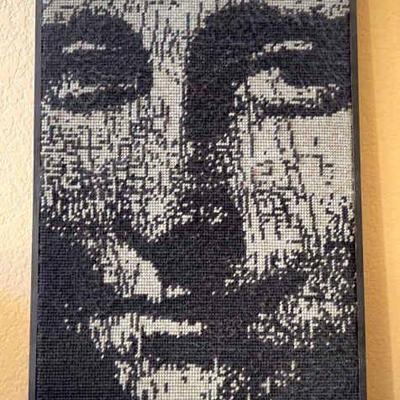 Needlepoint portrait