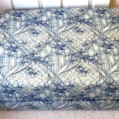 Bamboo print fabric futon
