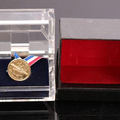 14 KT solid gold Charles Lindbergh commem. coin