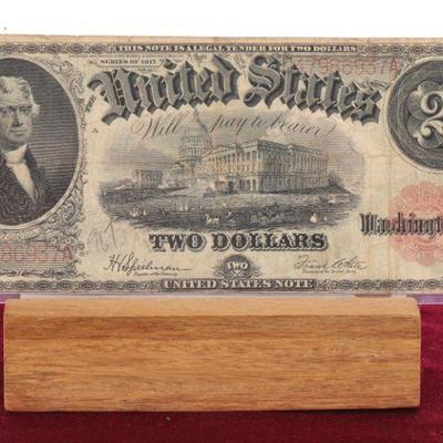Old Large $2 bill