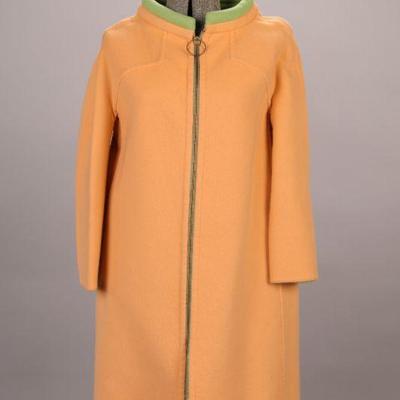 1960's Emilio Pucci for Braniff Airlines Reversible stewardess coat Gemini IV