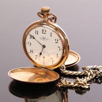 14 kt gold filled Ball Watch Co. Railroad Standard Pocket Watch