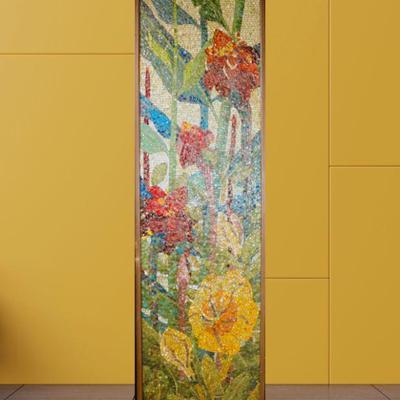7 ft tall Mid-Century Wall Mosaic from Hawaii